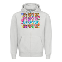 Dove Grey Swiftie Swiftie Valentines Zipper Hoodie - CowhideDigitalArt
