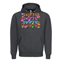 Smoke Swiftie Swiftie Valentines Zipper Hoodie - CowhideDigitalArt