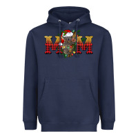 Navy Christmas koala mom Heavyweight Hoodie - BarkalooDesign
