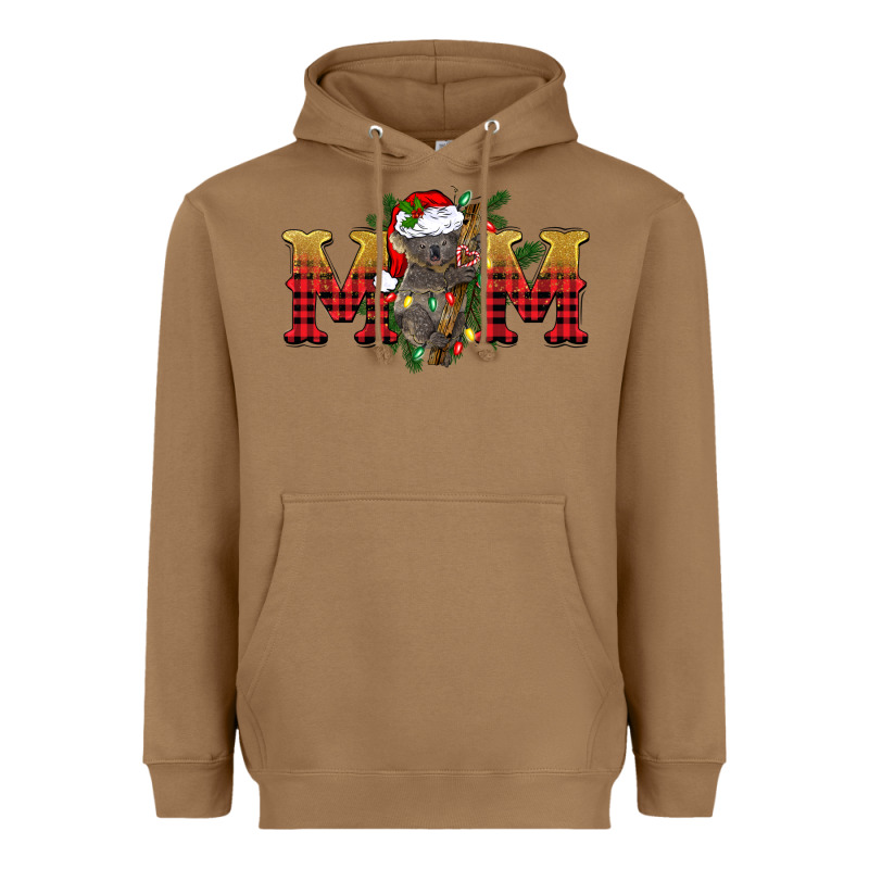 Christmas Koala Mom Heavyweight Hoodie by BarkalooDesign | Teevron