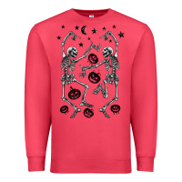 Cardinal halloween dancing skeletons Premium Sweatshirt - BarkalooDesign
