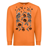 Carrot halloween dancing skeletons Premium Sweatshirt - BarkalooDesign