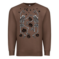 Chestnut halloween dancing skeletons Premium Sweatshirt - BarkalooDesign