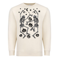 Sandshell halloween dancing skeletons Premium Sweatshirt - BarkalooDesign