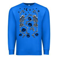 True Royal halloween dancing skeletons Premium Sweatshirt - BarkalooDesign