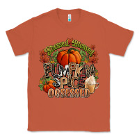 Copper Stressed blessed pumpkin spice obsessed Fall Classic Tee - NancyCooperArtShop