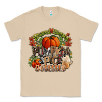 Mushroom Stressed blessed pumpkin spice obsessed Fall Classic Tee - NancyCooperArtShop