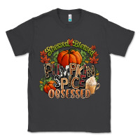 Smoke Stressed blessed pumpkin spice obsessed Fall Classic Tee - NancyCooperArtShop