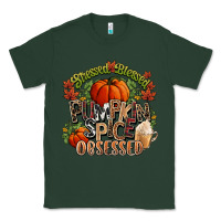 Sports Green Stressed blessed pumpkin spice obsessed Fall Classic Tee - NancyCooperArtShop