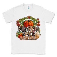 White Stressed blessed pumpkin spice obsessed Fall Classic Tee - NancyCooperArtShop