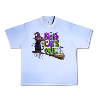 Grape Ice black cats only Urban Heavy Tee - CowGirlArtShop