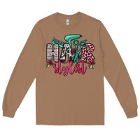 Toasted Coconut hair stylist Long Sleeve Tee - OliviaCreatesArt