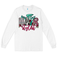 White hair stylist Long Sleeve Tee - OliviaCreatesArt