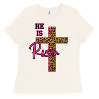 Bone He Is Risen Leopard Ladies Tee - Bettercallsaul