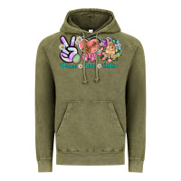 Vintage Olive Peace love Easter Day Vintage Hoodie - HowdyJamesFarm