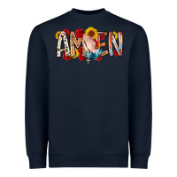 Navy amen Heavyweight Sweatshirt - RacoonDesign