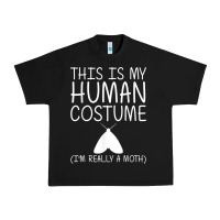 Black moth easy halloween human costume insect owlet diy gift t shirt Urban Heavy Tee - trangStudio