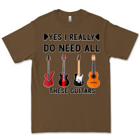 Cacao Yes I Really Do Need All These Guitars Premium Tee - Bettercallsaul