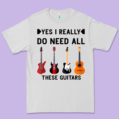 Yes I Really Do Need All These Guitars Premium Tee Designed By Bettercallsaul