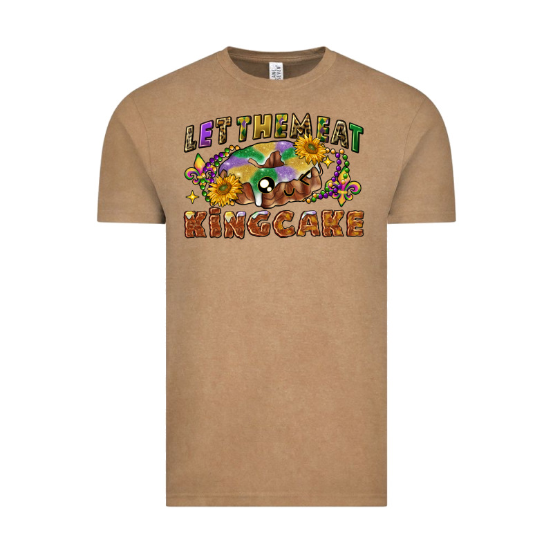 Let Them Eat King Cake Vintage Tee by CowGirlArtShop | Teevron