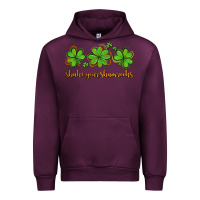 Mauve Wine shake your shamrocks Urban Hoodie - AdoDesignShop