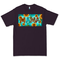 Plum western mama with sunflowers and cactus Premium Tee - RanaPortraitStore