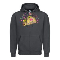 Smoke Tacos Are My Valentine Zipper Hoodie - CowhideDigitalArt