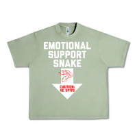 Oil Green Mens Crude Humor Inappropriate Emotional Support Snake Halloween Urban Heavy Tee - trangStudio