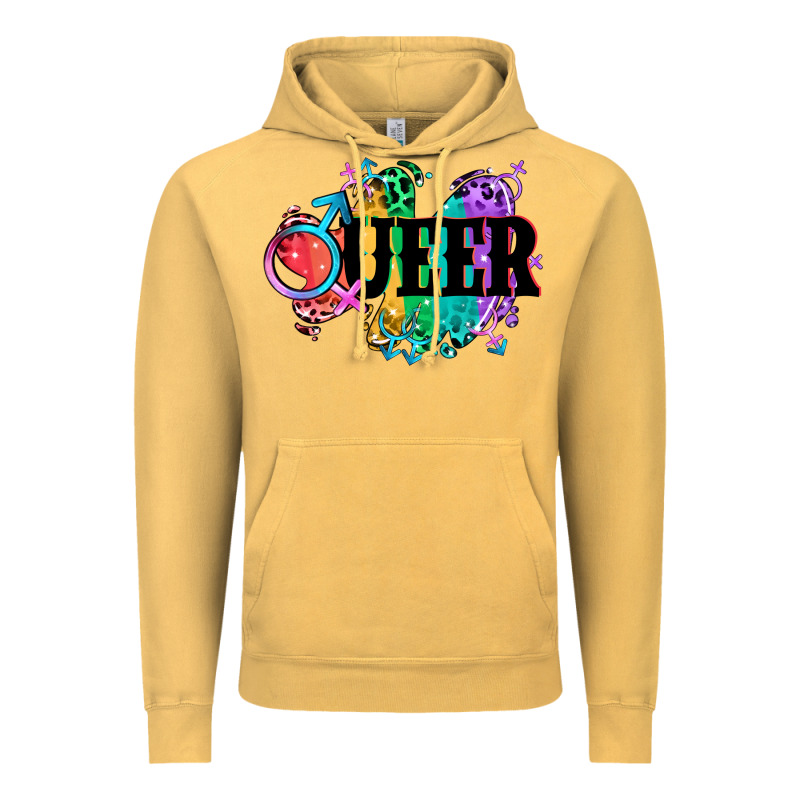 Queer Vintage Hoodie by CowGirlArtShop | Teevron