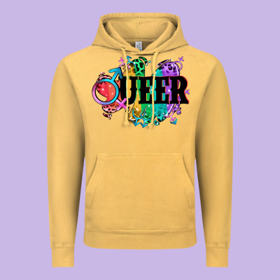 Queer Vintage Hoodie Designed By Cowgirlartshop