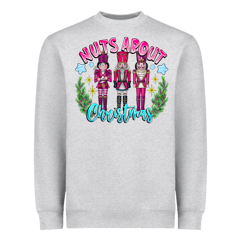 Nuts About Christmas Heavyweight Sweatshirt by CowhideDigitalArt | Teevron
