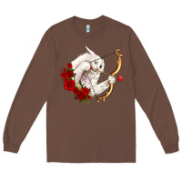Chestnut cupid cat Long Sleeve Tee - OliviaCreatesArt