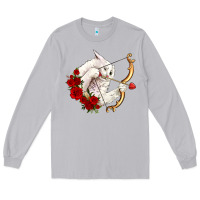 Moon Dust cupid cat Long Sleeve Tee - OliviaCreatesArt