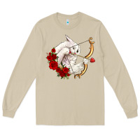 Mushroom cupid cat Long Sleeve Tee - OliviaCreatesArt
