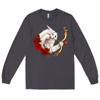 Smoke cupid cat Long Sleeve Tee - OliviaCreatesArt