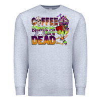 Heather Grey coffee brings me back dead Premium Sweatshirt - BarkalooDesign