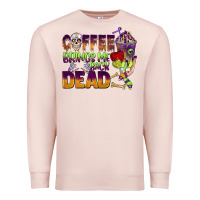 Pale Pink coffee brings me back dead Premium Sweatshirt - BarkalooDesign