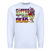 White coffee brings me back dead Premium Sweatshirt - BarkalooDesign