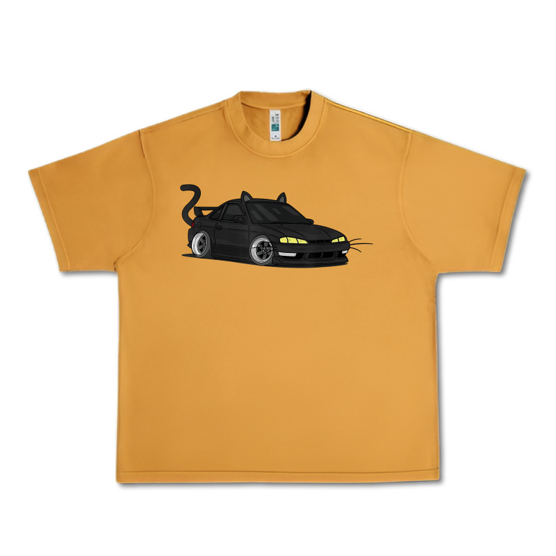 Spooky Halloween Jdm S14 Silvia 240sx Black Cat Illustrated T Shirt Urban Heavy Tee by trangStudio | Teevron