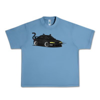 Pebble Blue spooky halloween jdm s14 silvia 240sx black cat illustrated t shirt Urban Heavy Tee - trangStudio