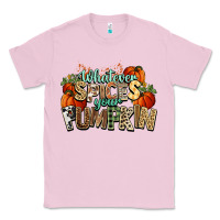 Bubblegum Pink Whatever spices your pumpkin Fall Classic Tee - NancyCooperArtShop