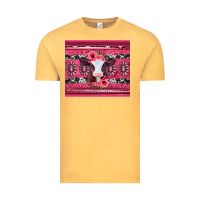 Vintage Mustard pink gemstone baby calf western valentines day Vintage Tee - Jasminsmagicworld