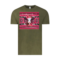 Vintage Olive pink gemstone baby calf western valentines day Vintage Tee - Jasminsmagicworld