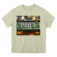 Mossy cowhide cacti sunflowers christmas mousepad Heavy Core Tee - Jasminsmagicworld