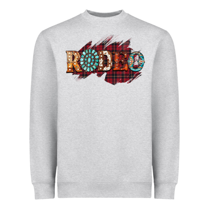 Rodeo Christmas Heavyweight Sweatshirt by CowhideDigitalArt | Teevron