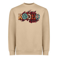 Mushroom Rodeo Christmas Heavyweight Sweatshirt - CowhideDigitalArt