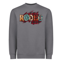 Storm Rodeo Christmas Heavyweight Sweatshirt - CowhideDigitalArt
