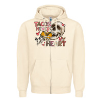 Sandshell Tacos Never Broke My Heart Zipper Hoodie - CowhideDigitalArt