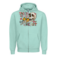 Seafoam Tacos Never Broke My Heart Zipper Hoodie - CowhideDigitalArt