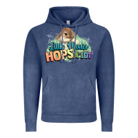 Vintage Denim Little mister hops a lot Easter day Vintage Hoodie - HowdyJamesFarm